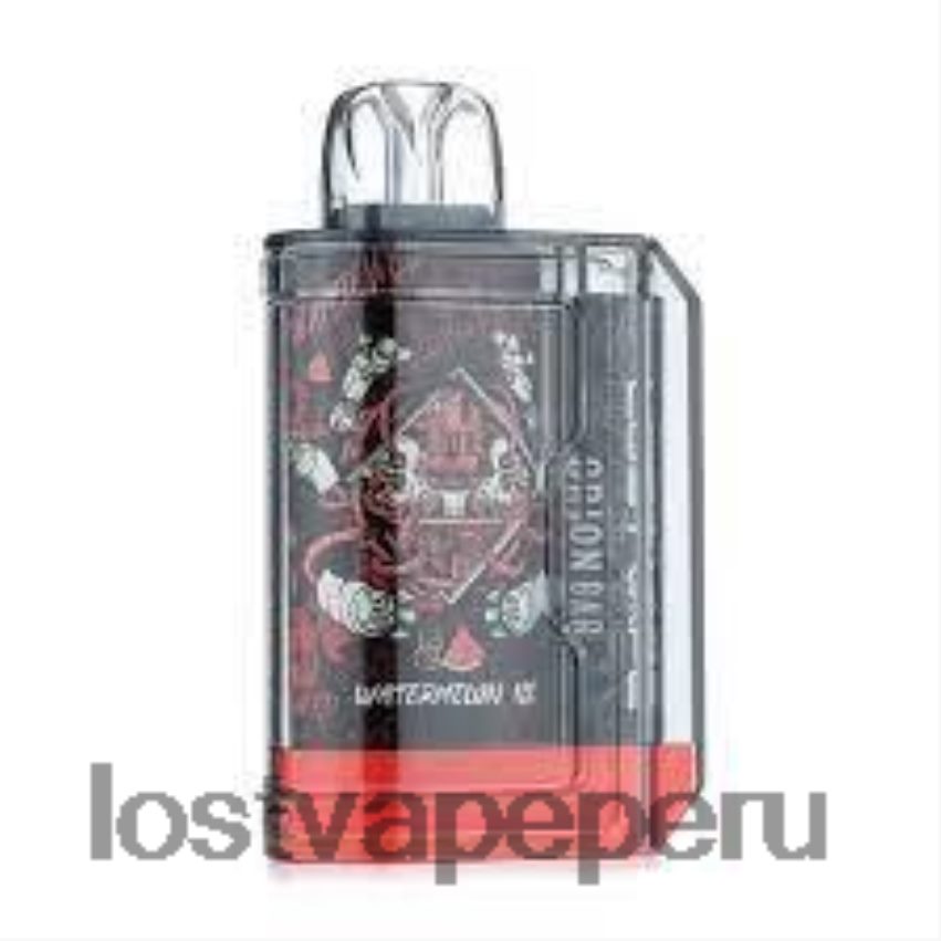 Lost Vape Review Peru - HZ04485 Lost Vape Orion barra desechable | 7500 bocanadas | 18ml | 50 mg Hielo de sandía de edición limitada.
