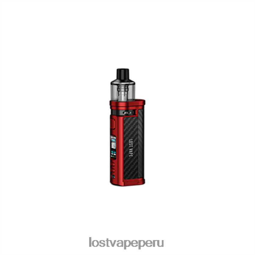 Lost Vape Flavors - HZ044320 Lost Vape Centaurus mod de cápsula q80 fibra de carbono rojo mate