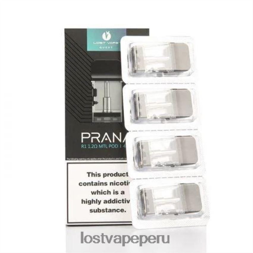 Lost Vape Flavors - HZ044400 Lost Vape Prana vainas (paquete de 4) r1 1.2ohm